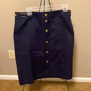 Jones New York Navy skirt with Tags Size 10